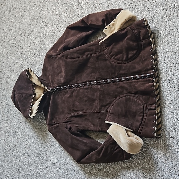 Jackets & Blazers - Wilsons Leather Genuine Leather Fur Lined Jacket.